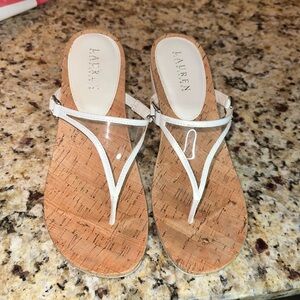 RALPH LAUREN heel sandals.